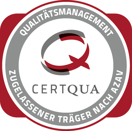 Qualitätsmanagement CERTQUA Zugelassene Massnahme nach AZAV